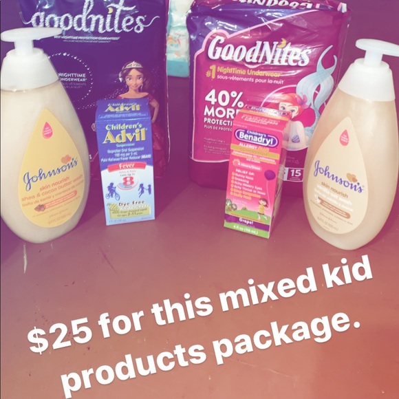 All household products and some baby products